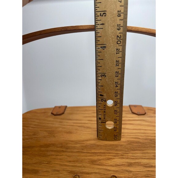 Longaberger 1991 Mothers Day LID Purse Basket / Floral Fabric Liner (Retired) - Picture 13 of 13